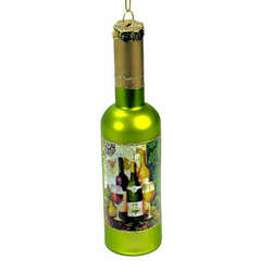 Item 825046 thumbnail Green Wine Bottle Ornament