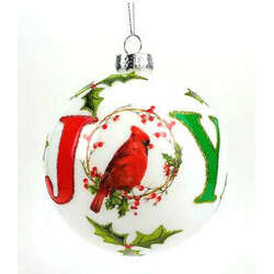Item 844116 thumbnail Glass Joy Cardinal Ball Ornament